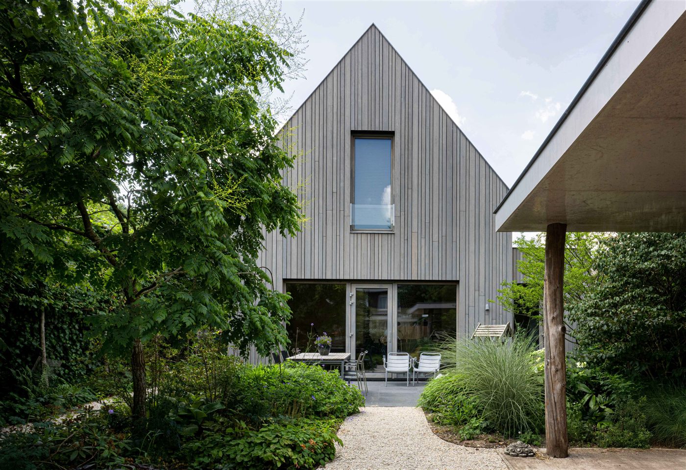 Afgewerkte biobased houten woning